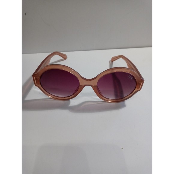 Quay Accessories - QUAY Chill Pill Pink Sunnies Round Sunglasses Smoke Frame Australia #125 NEW